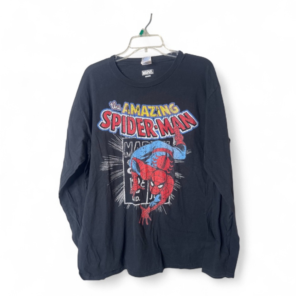 Marvel Amazing Spider-Man Black Long Sleeve Tee